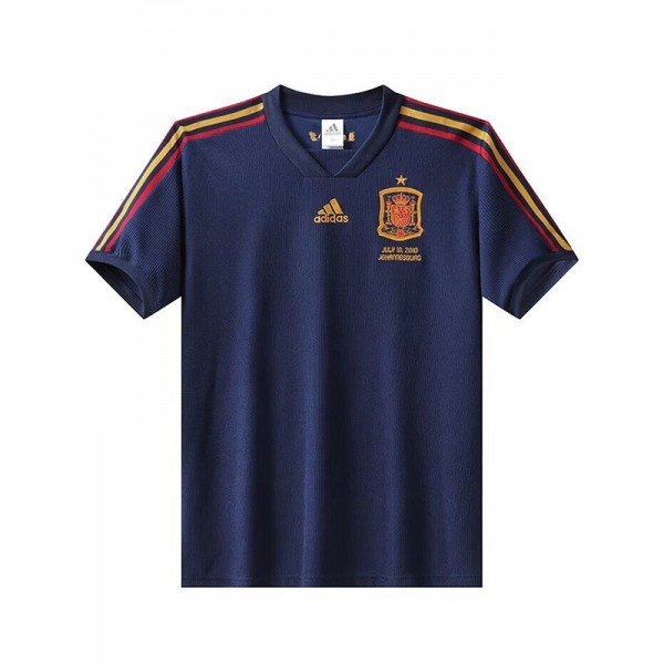 Spain jersey navy icon soccer uniform men's football kit sports top shirt 2023-2024